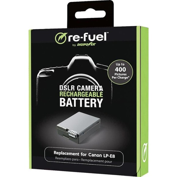 Digipower - Re-Fuel Rechargeable Lithium-Ion Replacement Battery for Canon LP-E8 - Picture 2 of 3